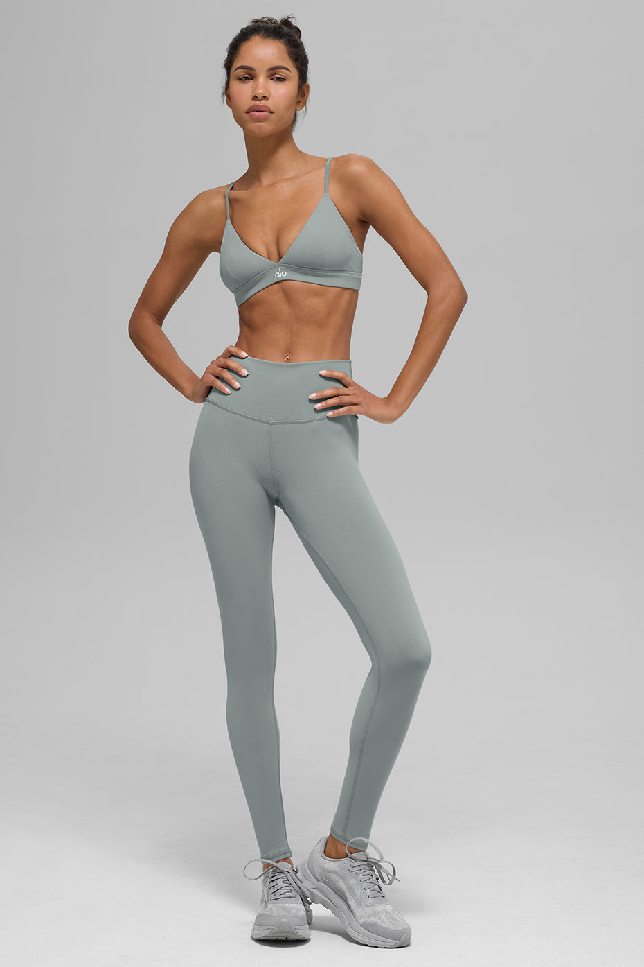 Alo Yoga High-Waist Airbrush Legging - Lunar Grey