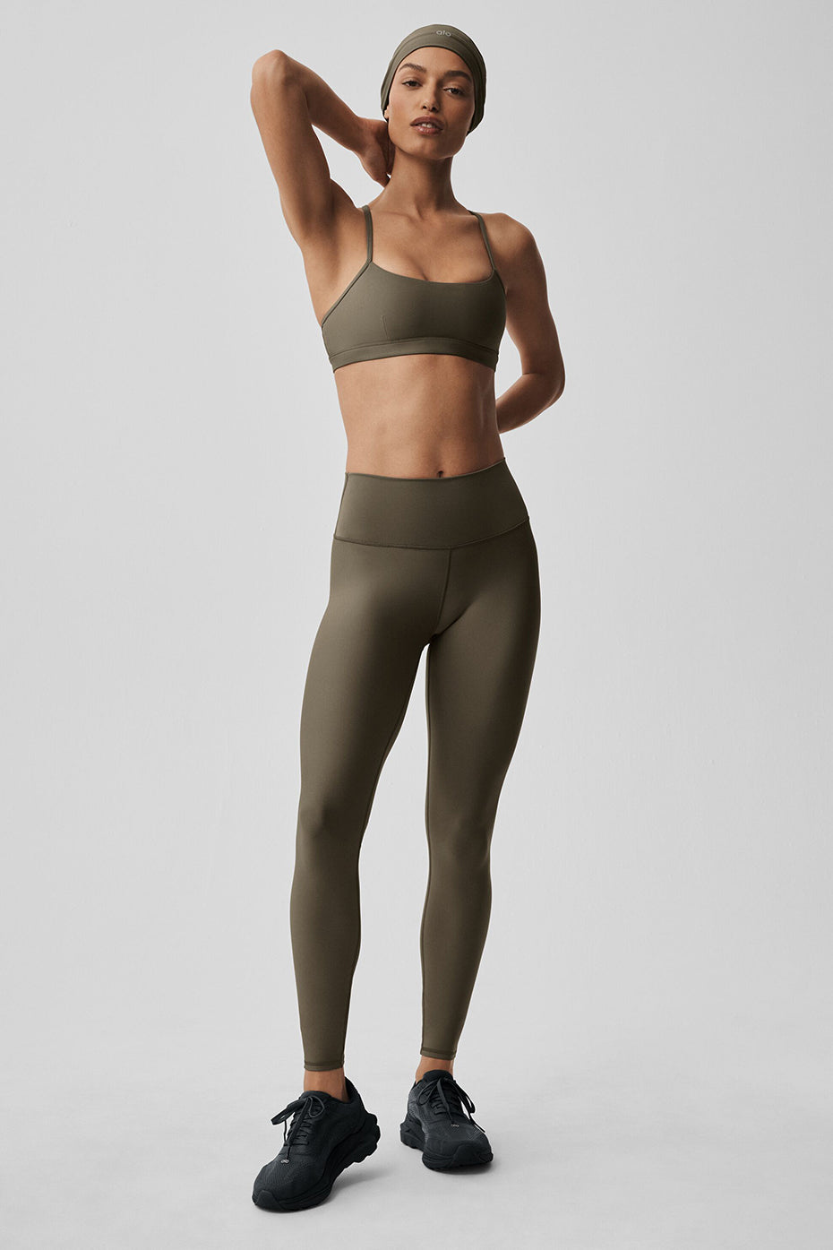 Alo Yoga High-Waist Airlift Legging - Olive Tree