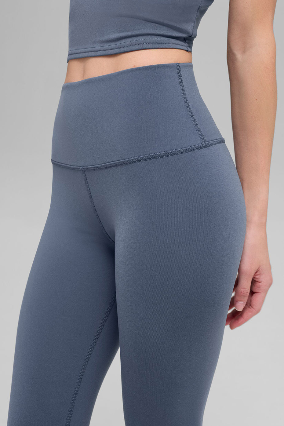 Alo Yoga 7/8 High-Waist Airbrush Legging - Bluestone