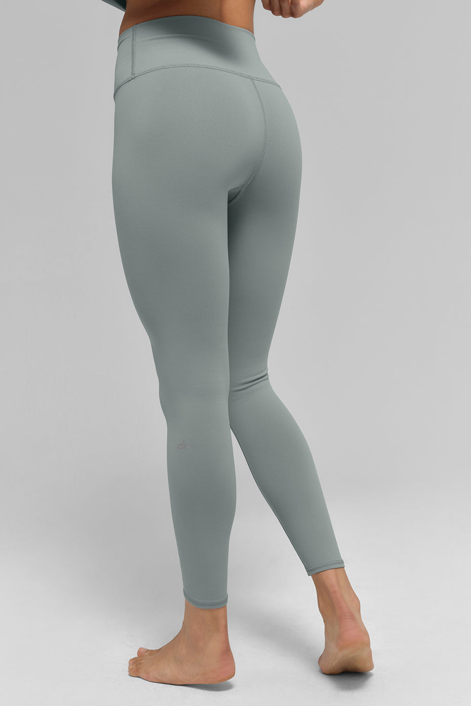 Alo Yoga 7/8 High-Waist Airbrush Legging - Lunar Grey