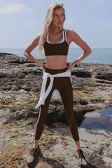 Alo Yoga 7/8 High-Waist Airlift Legging - Espresso