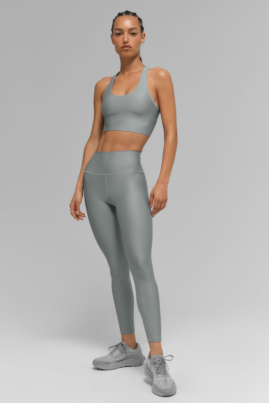 Alo Yoga 7/8 High-Waist Airlift Legging - Lunar Grey