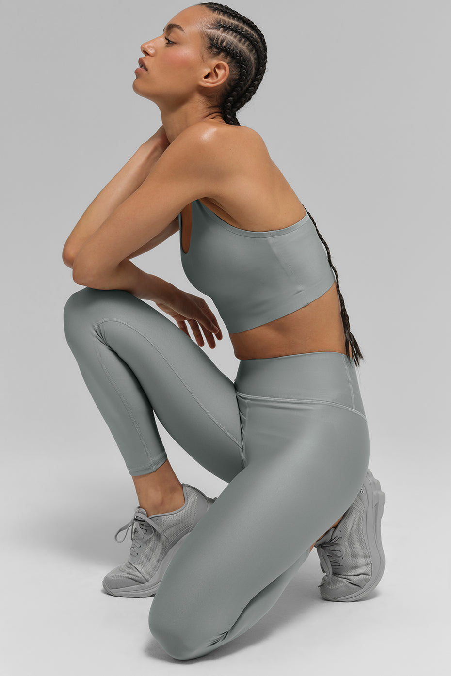 Alo Yoga 7/8 High-Waist Airlift Legging - Lunar Grey