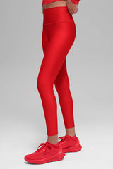 Alo Yoga 7/8 High-Waist Airlift Legging - Bright Red