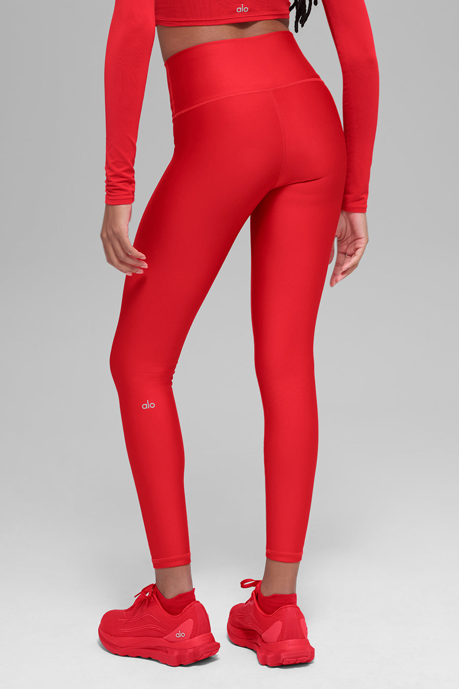 Alo Yoga 7/8 High-Waist Airlift Legging - Bright Red