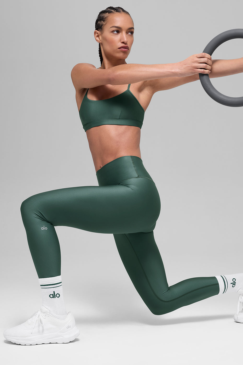 Alo Yoga 7/8 High-Waist Airlift Legging - Clover Green