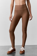 Alo Yoga 7/8 High-Waist Airlift Legging - Sun Kissed Brown