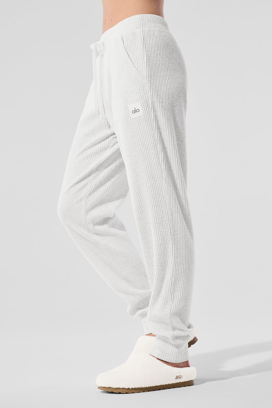 Alo Yoga Muse Sweatpant - White Heather