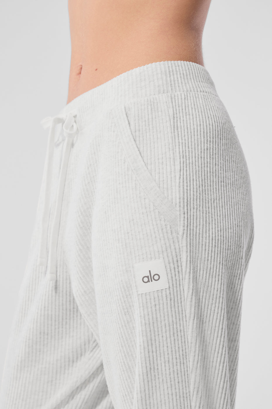 Alo Yoga Muse Sweatpant - White Heather