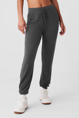 Alo Yoga Soho Sweatpant - Anthracite