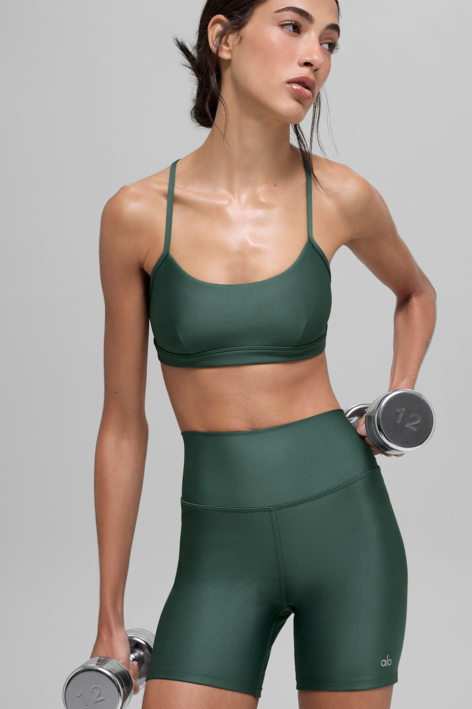 Alo Yoga 5" Airlift Energy Short - Clover Green