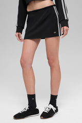 Alo Yoga Track Star Mini Skirt - Black