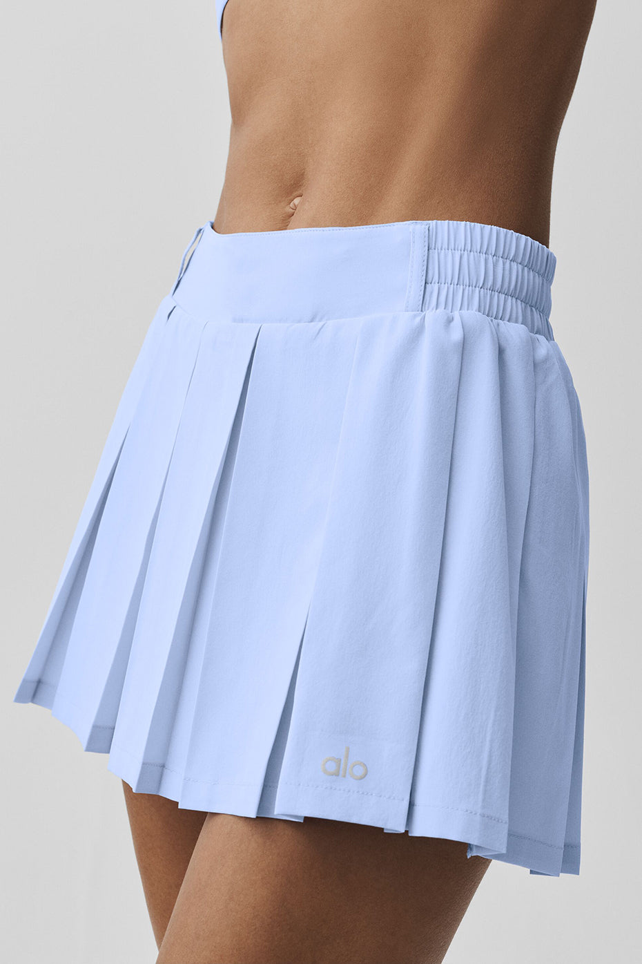 Alo Yoga Rally Tennis Skirt - Light Provence Blue