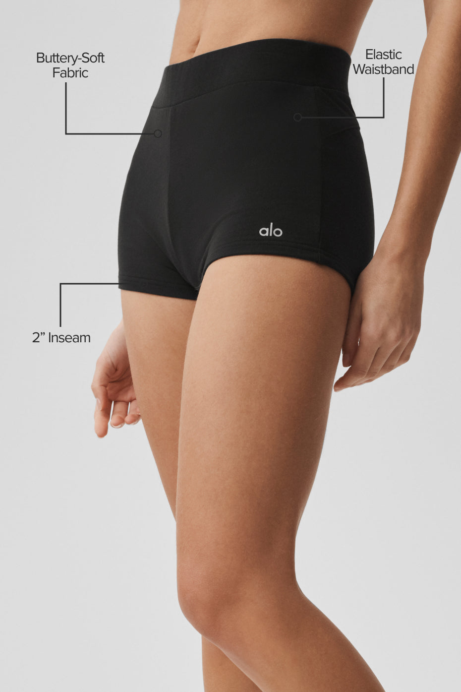 Alo Yoga Sway My Way Micro Short - Black