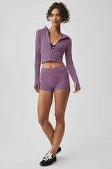 Alo Yoga Sway My Way Micro Short - Plum Kiss