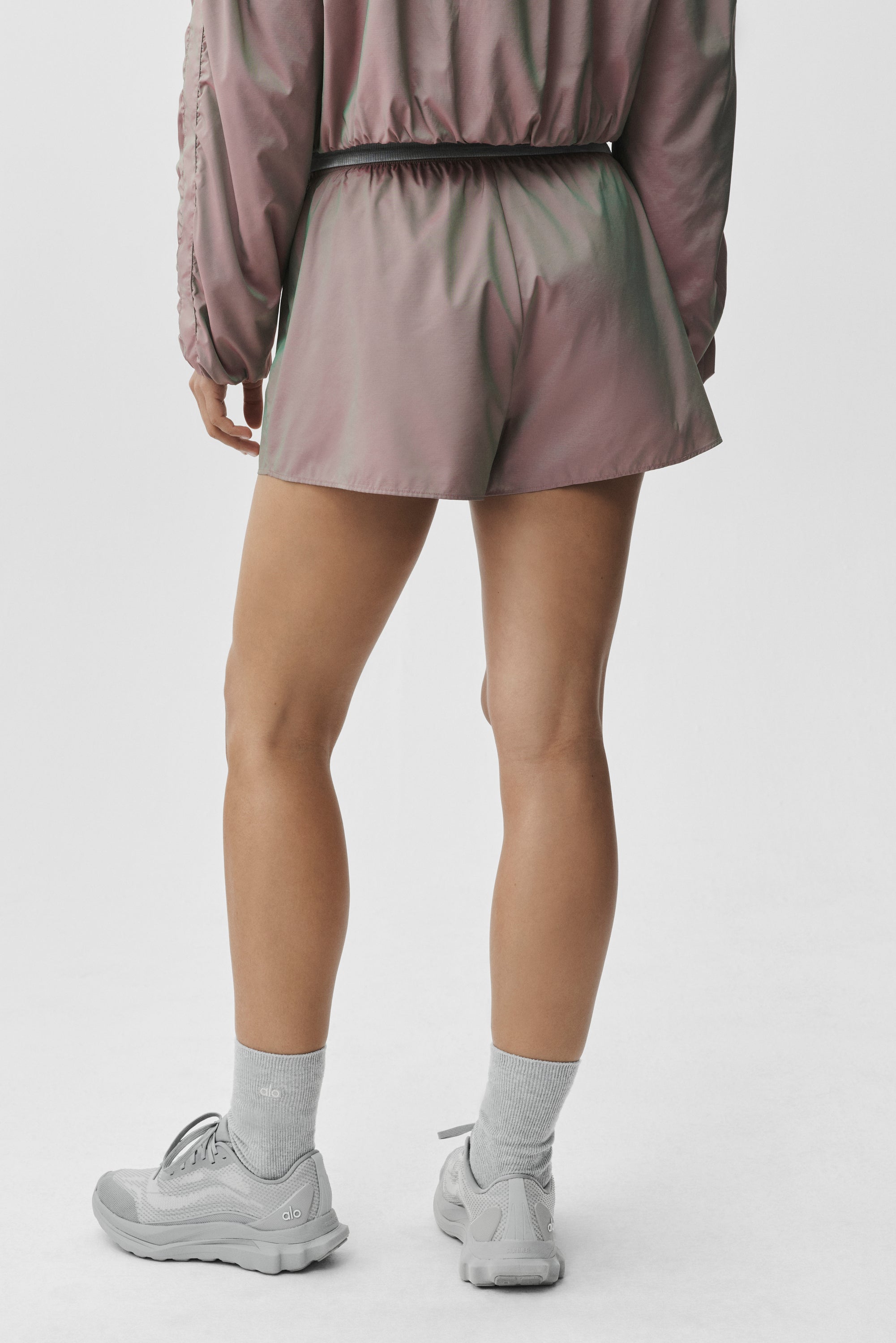 Alo Yoga High-Waist Prismatic Short - Pink Moonlight