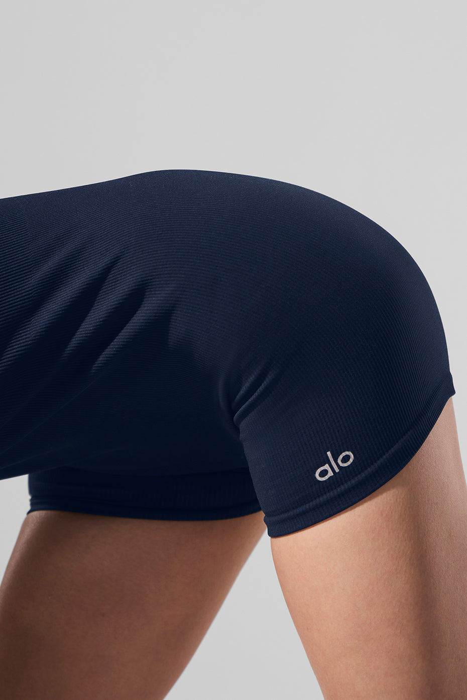 Alo Yoga Seamless Ribbed Favorite Onesie - Navy