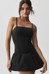 Alo Yoga Airbrush Love Match Tennis Dress - Black