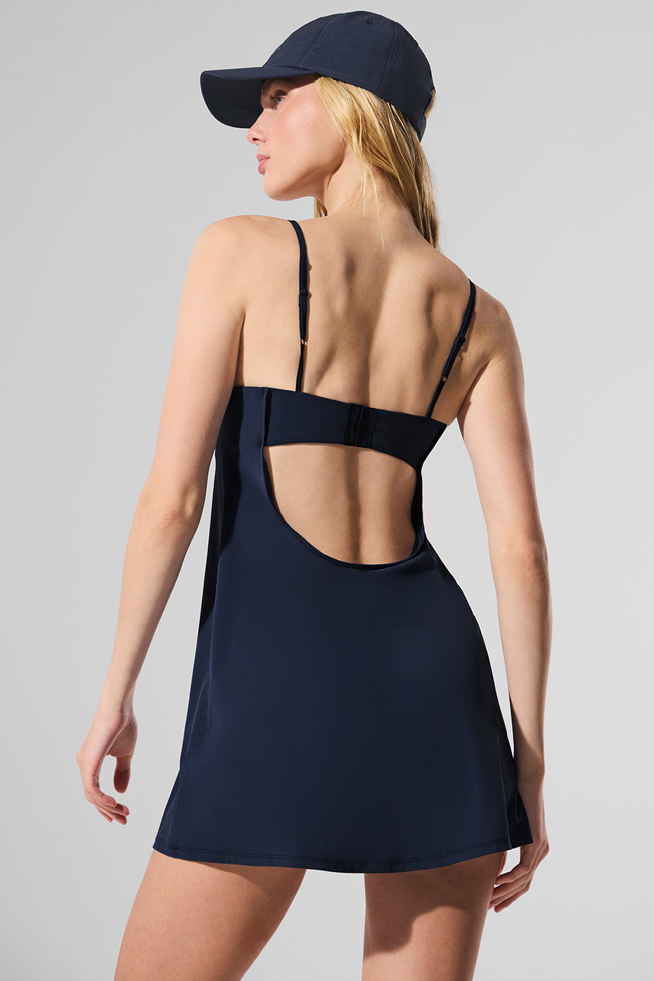 Alo Yoga Breezy Tennis Dress - Navy
