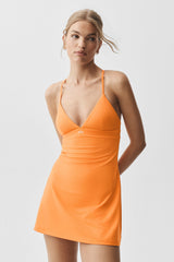 Alo Yoga Airbrush Splendor Dress - Satsuma Breeze