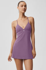 Alo Yoga Airbrush Splendor Dress - Plum Kiss
