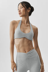 Alo Yoga Alosoft Intuition Bra - Vintage Athletic Heather