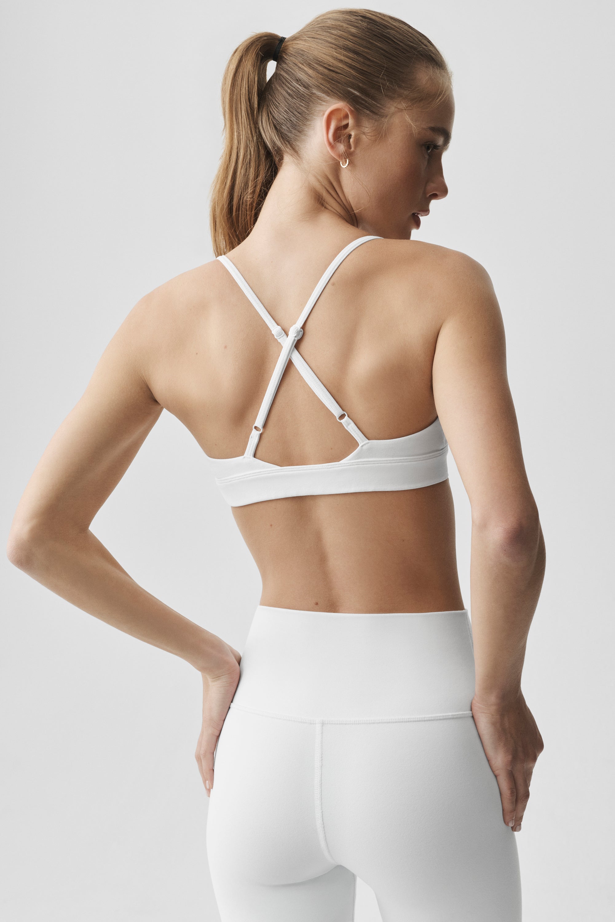 Alo Yoga Splendor Bra - White/Black