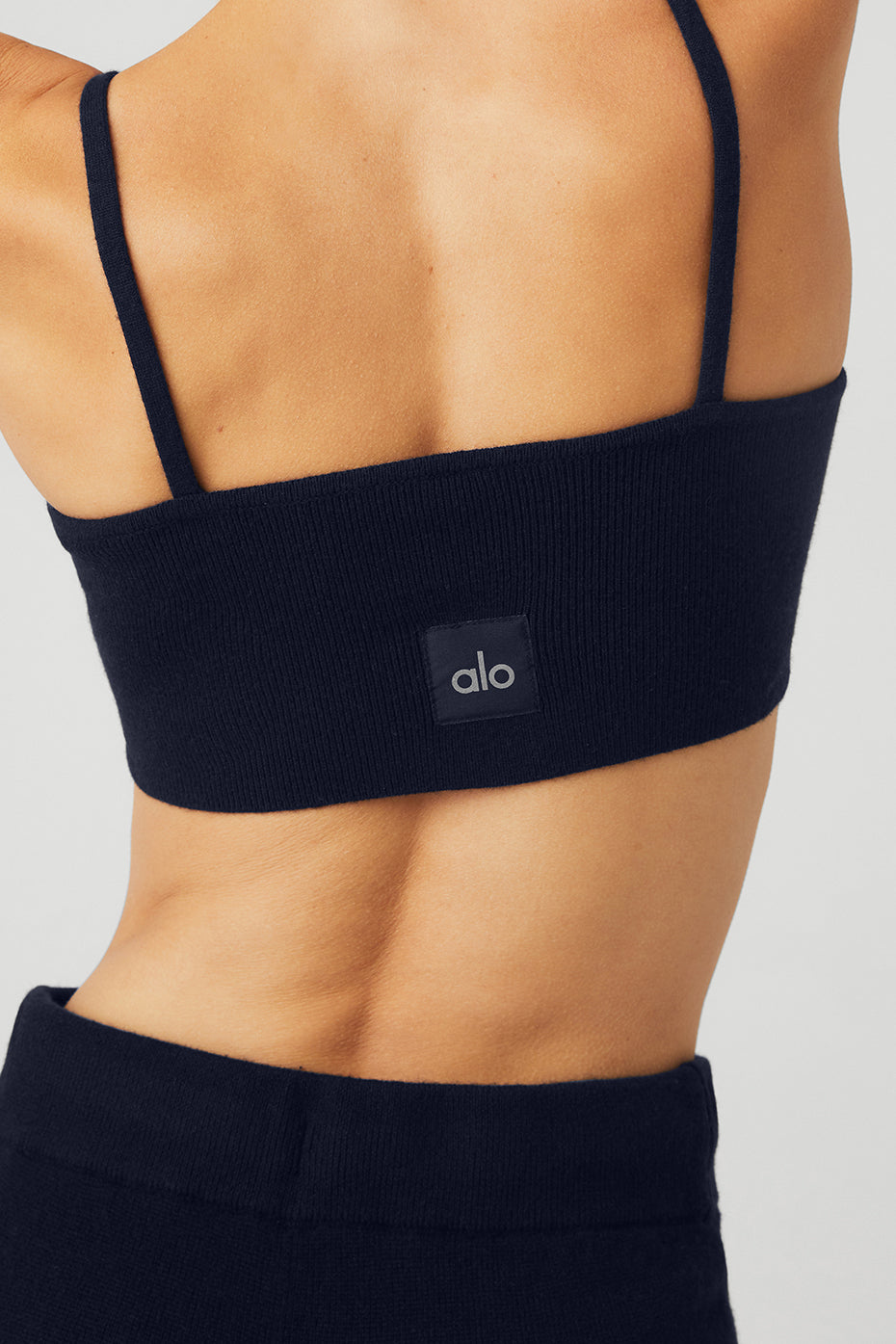 Alo Yoga Cashmere Jet Set Bra - Navy