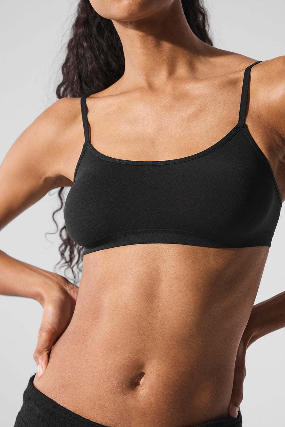 Alo Yoga Sheer Glow Bra - Black