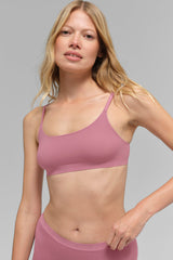 Alo Yoga Sheer Glow Bra - Pink Wild Rose
