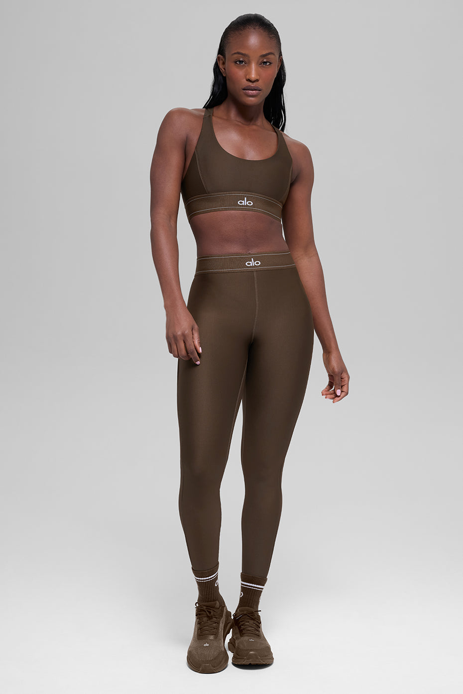 Alo Yoga Airlift Suit Up Bra - Espresso