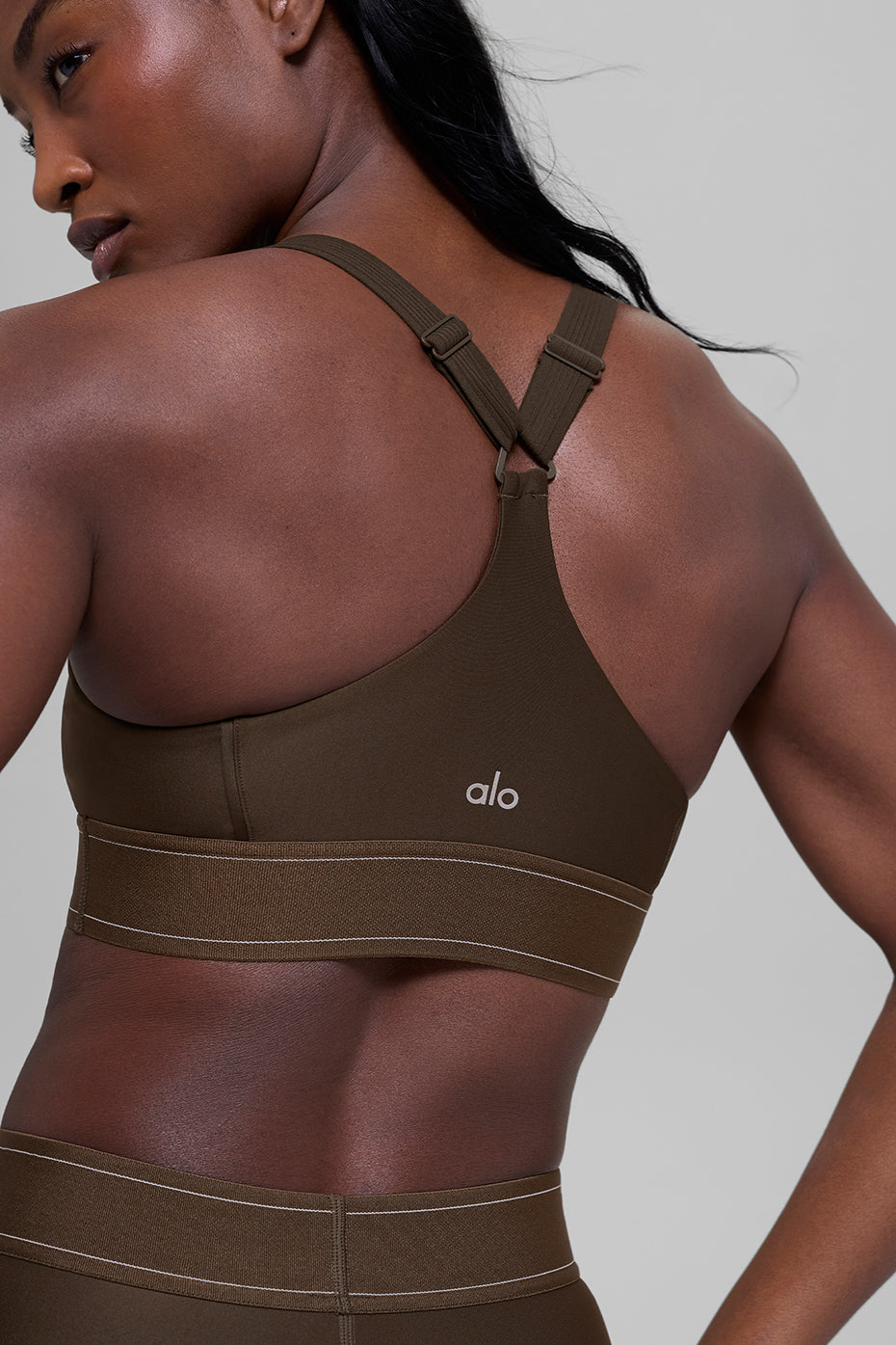 Alo Yoga Airlift Suit Up Bra - Espresso