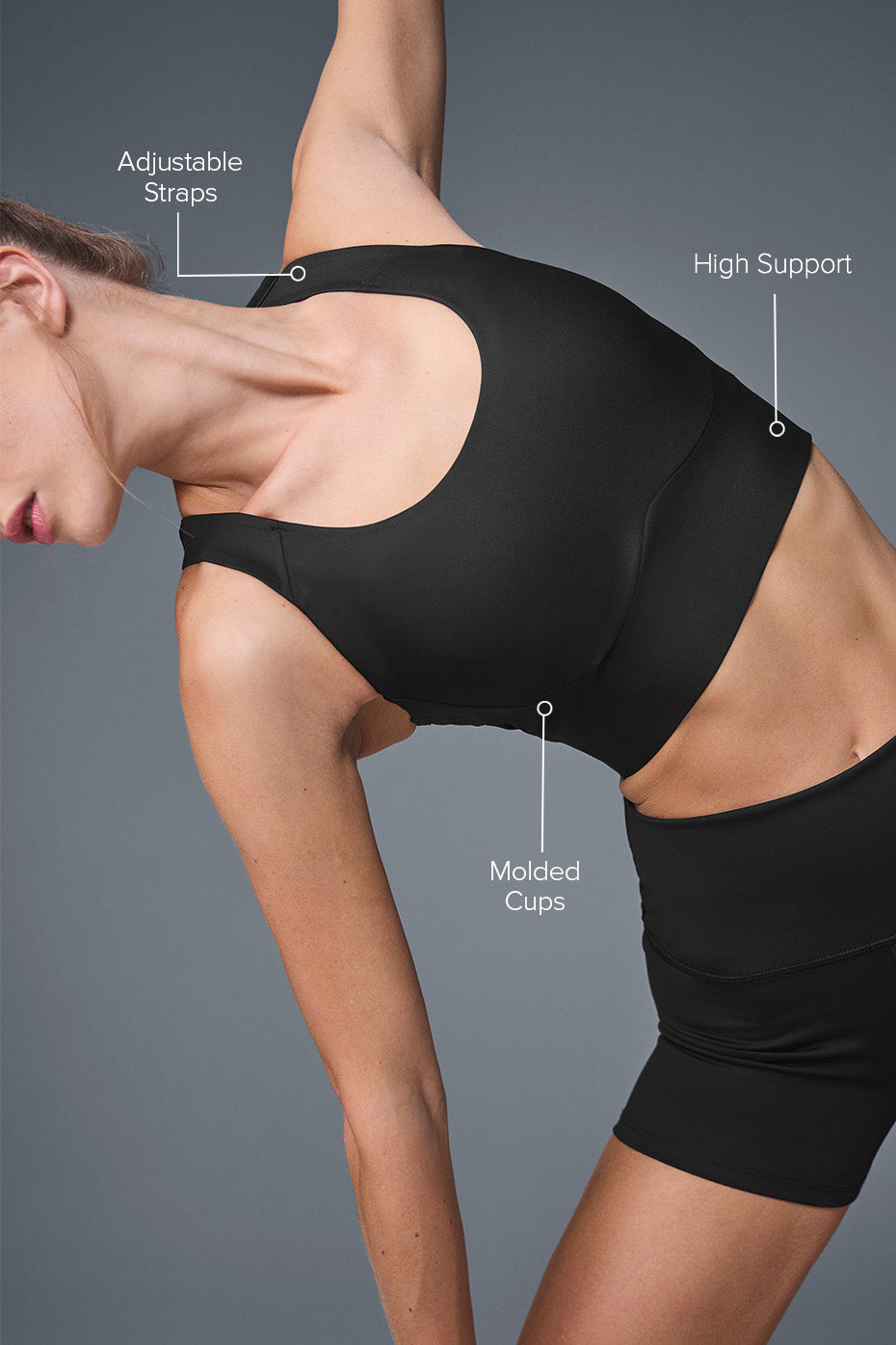 Alo Yoga Airlift Empower Bra - Black