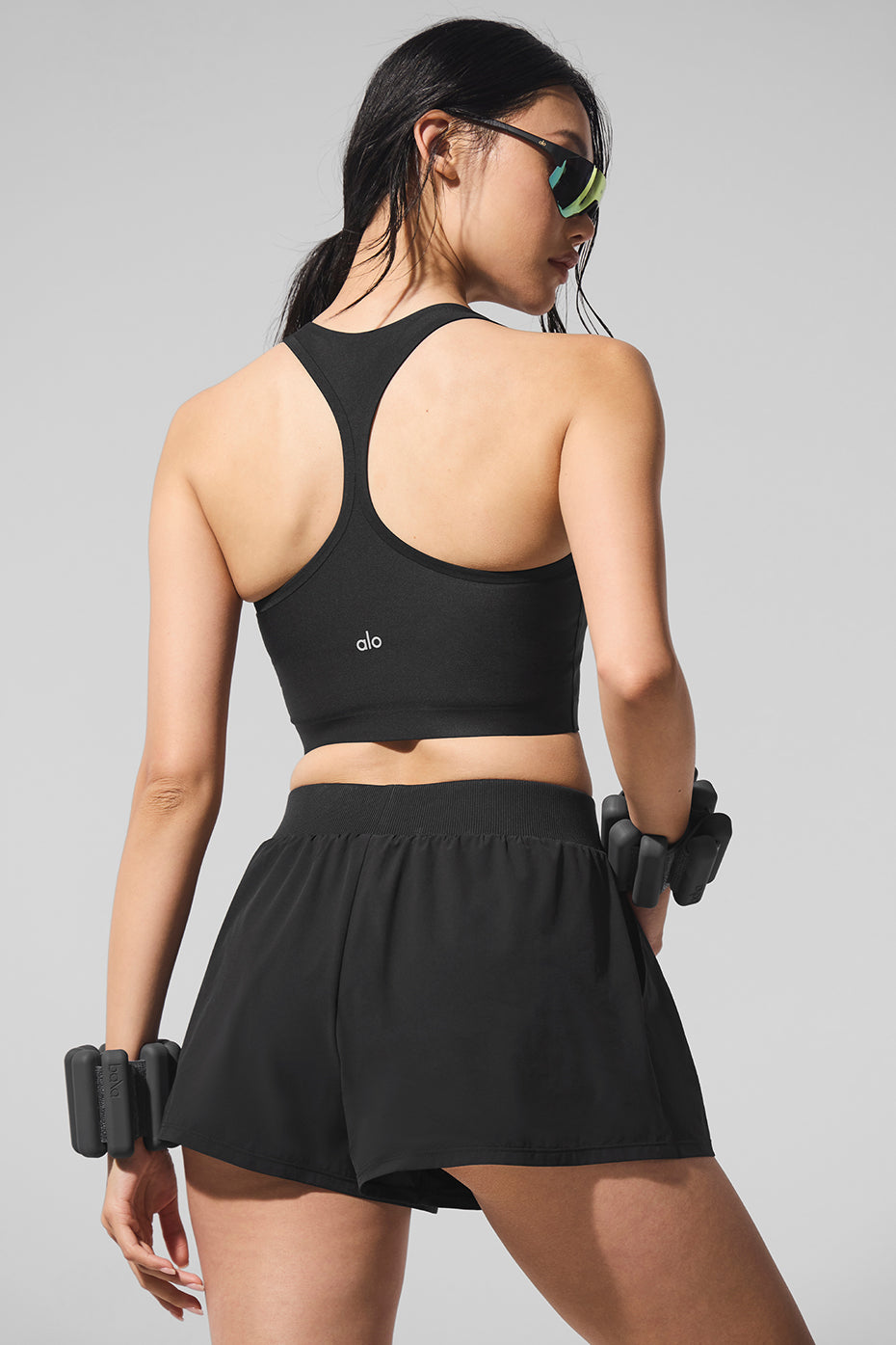 Alo Yoga Airlift Super Sleek Bra Tank - Black