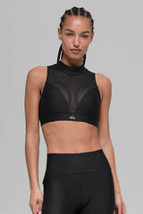 Alo Yoga Airlift Mesh Infatuation Bra - Black