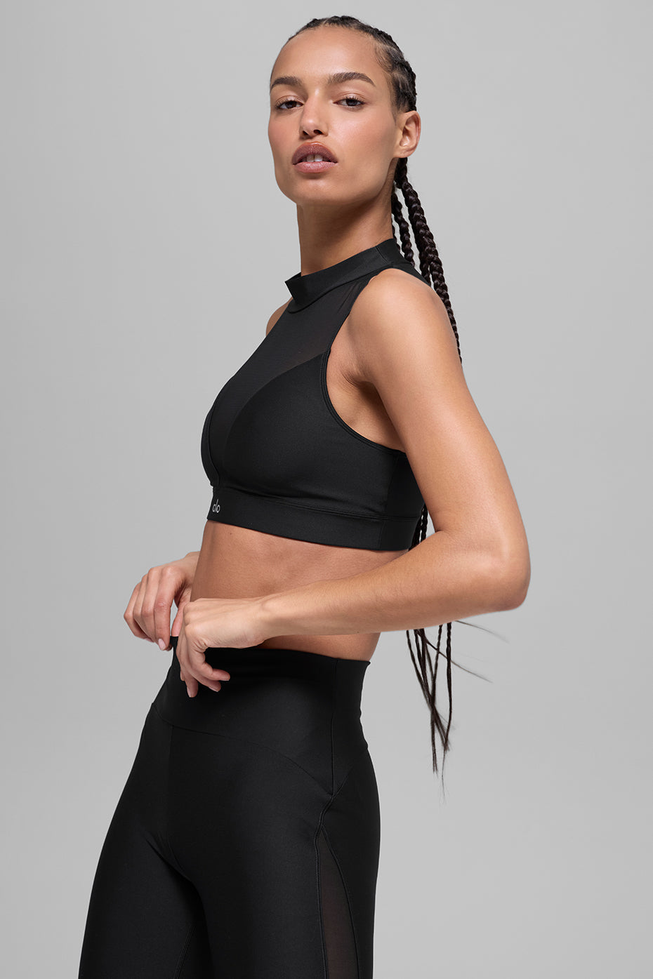 Alo Yoga Airlift Mesh Infatuation Bra - Black