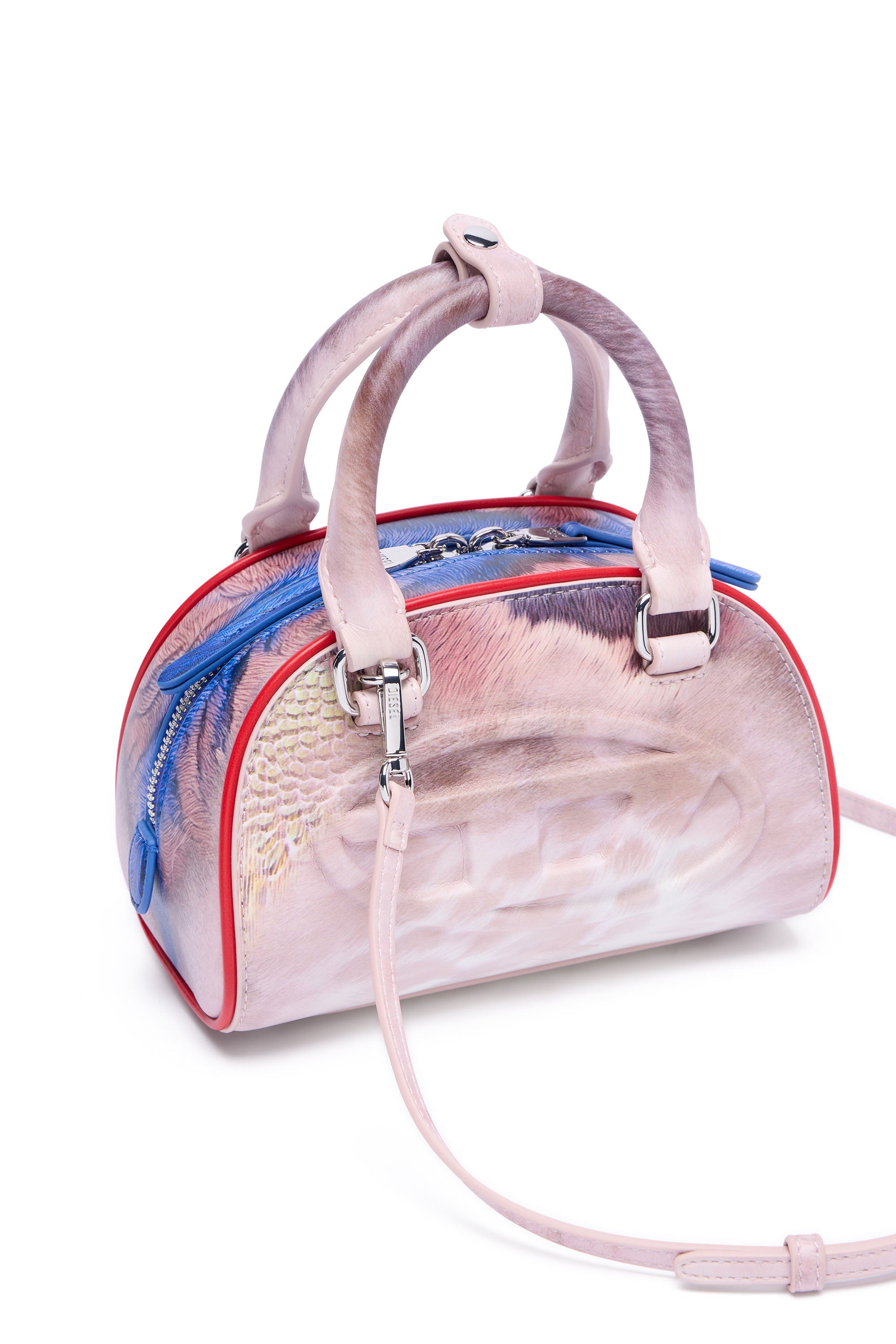 Diesel 1Dr Dome Crossbody Pink/Blue