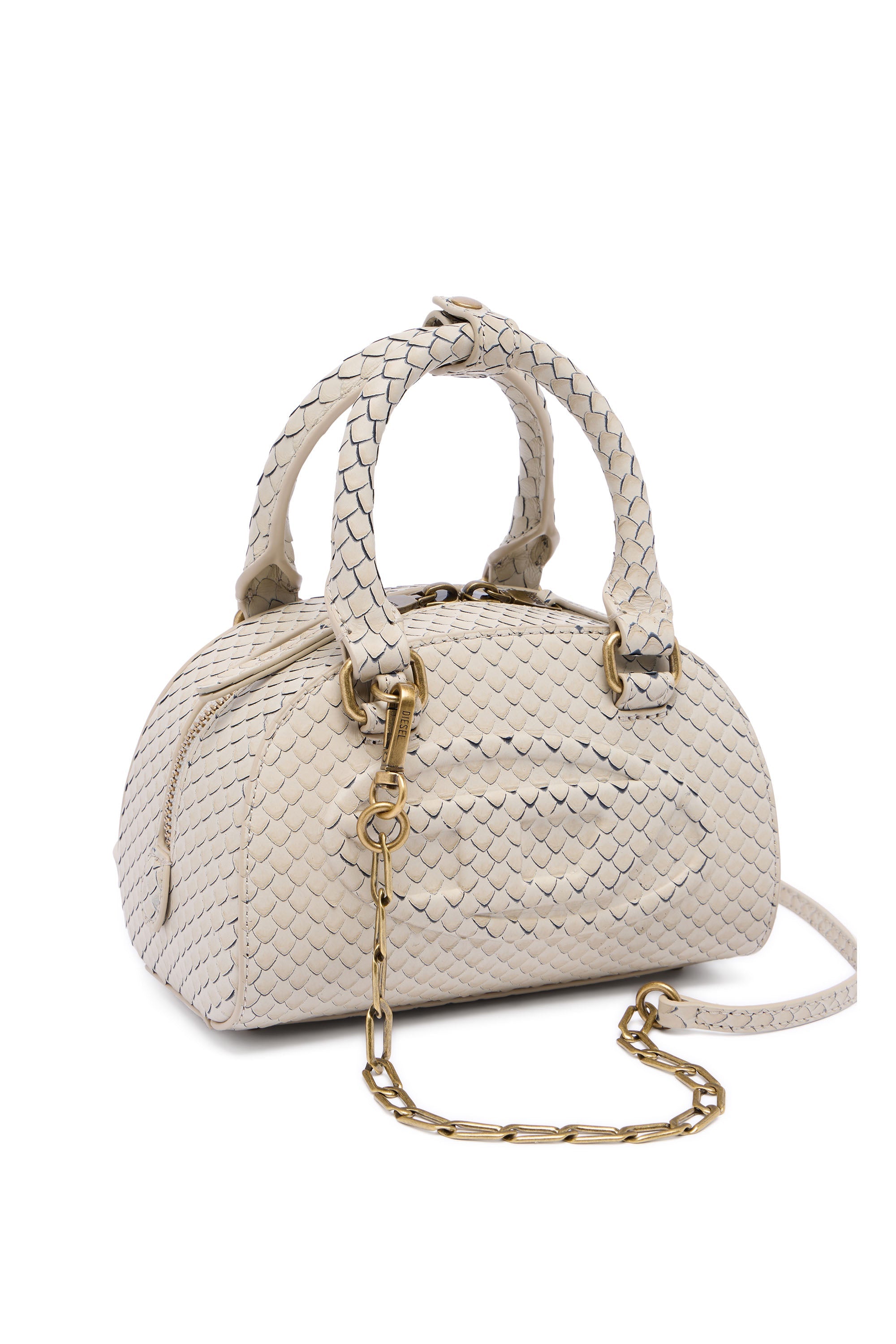 Diesel 1Dr Dome Crossbody Beige