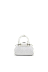 Diesel 1Dr Dome Crossbody White/Grey