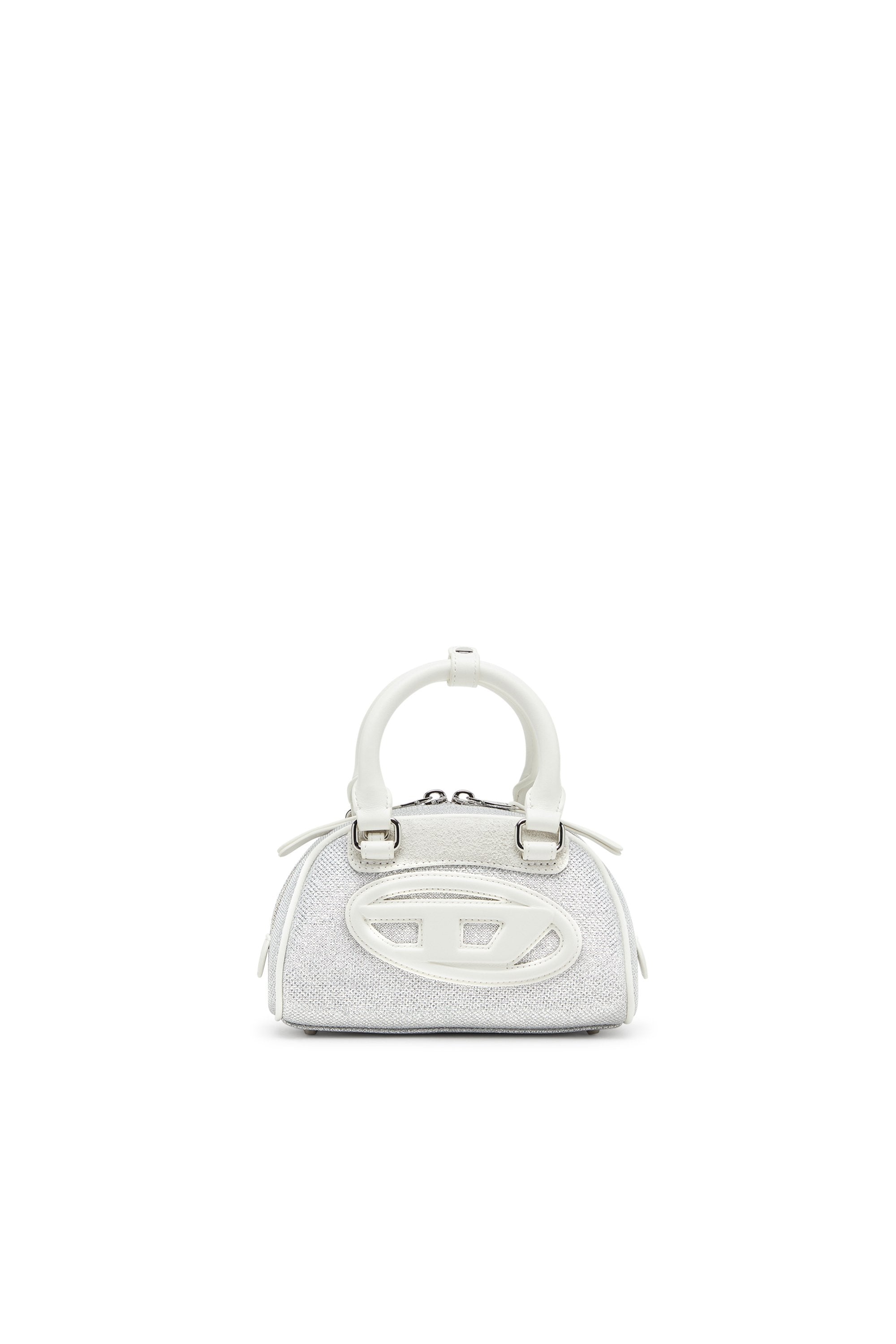 Diesel 1Dr Dome Crossbody White/Grey