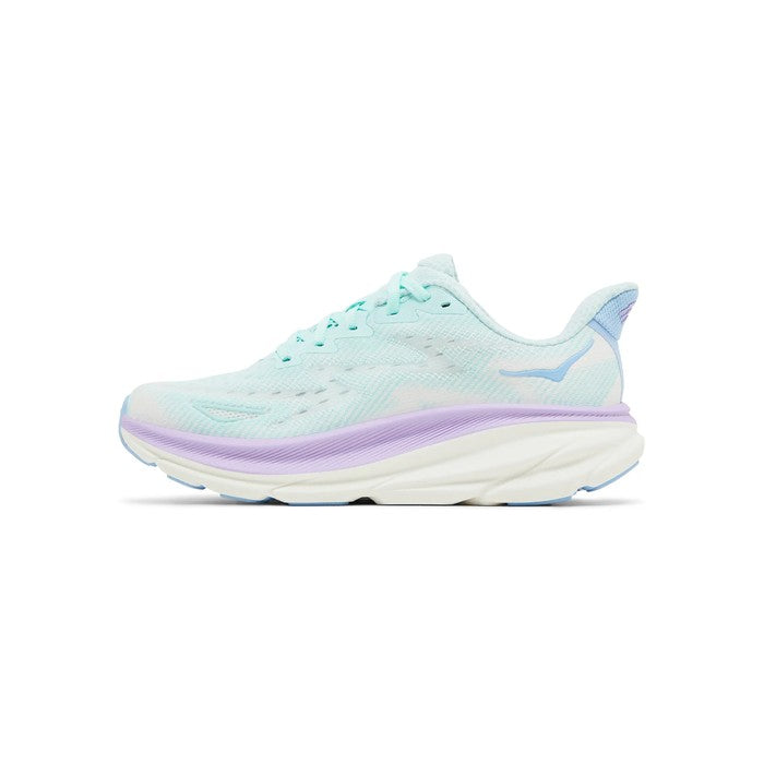 Hoka Wmns Clifton 9 Wide 'Sunlit Ocean Lilac Mist'