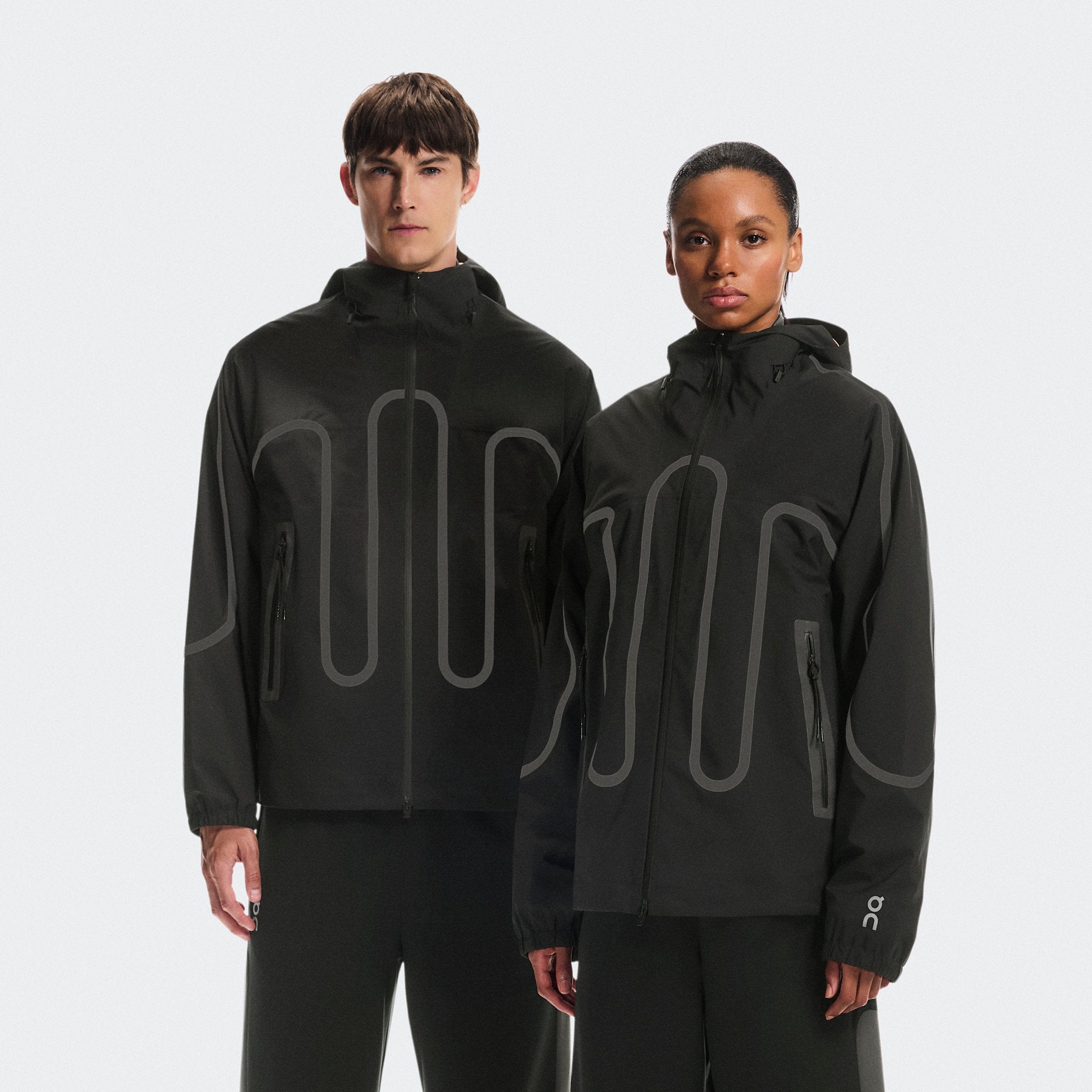 On Waterproof Jacket IKON Black