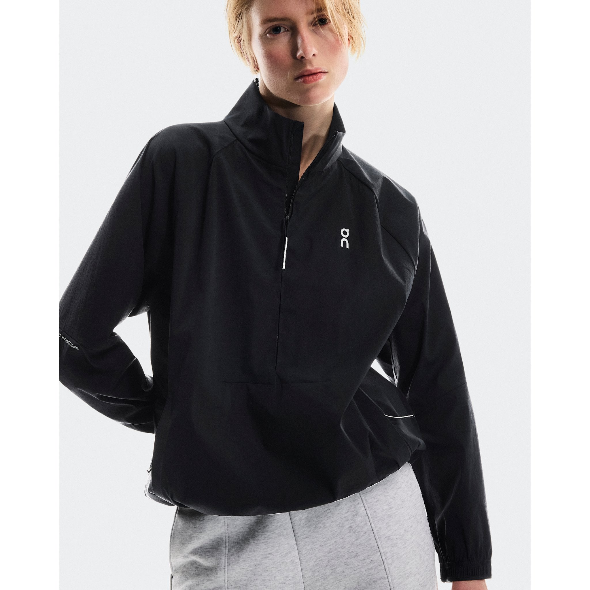 On All-Day 1/2 Zip Jacket Black