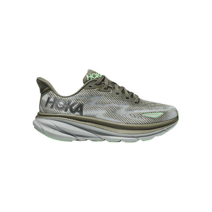 Hoka Wmns Clifton 9 'Olive Haze Mercury'