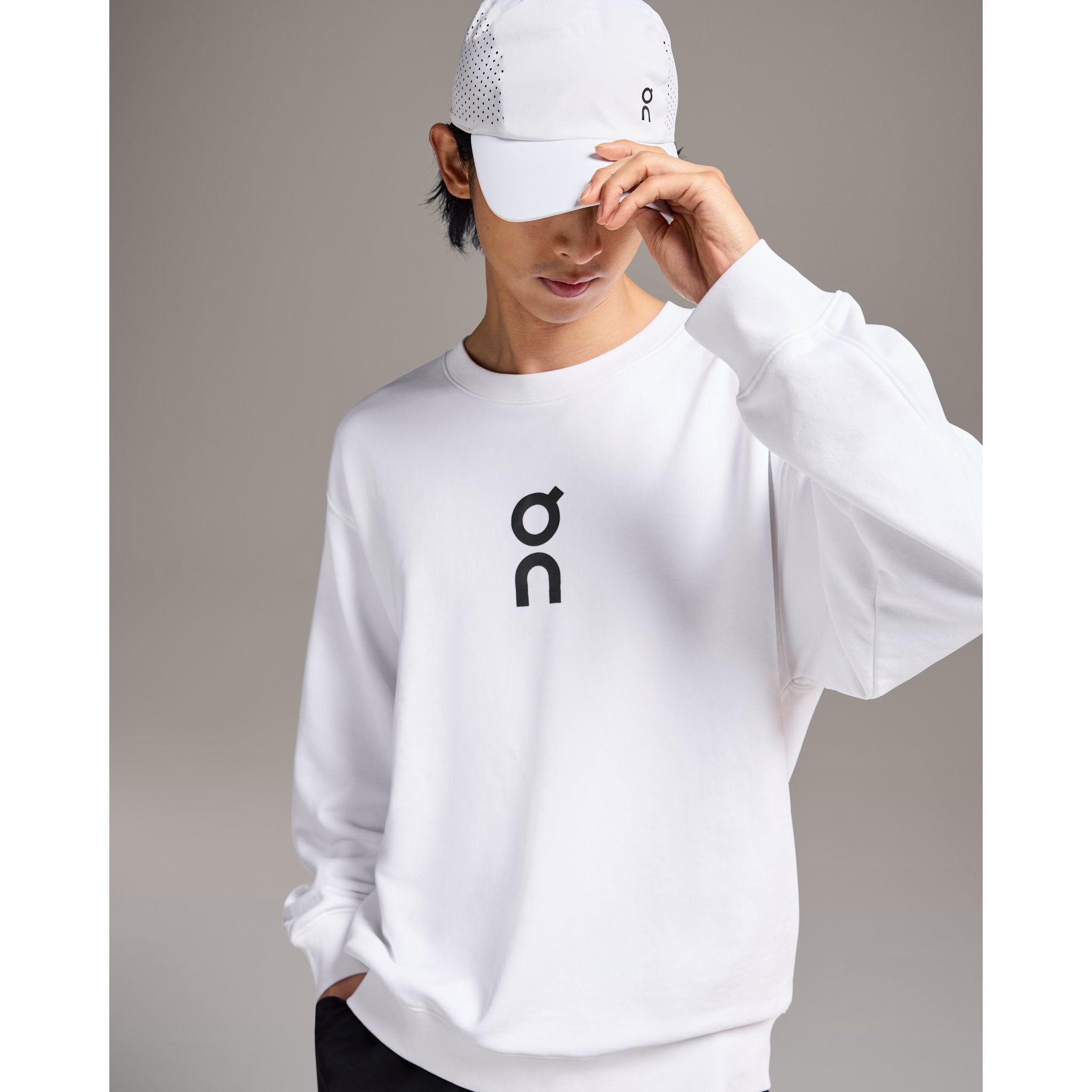 On Club Crew White