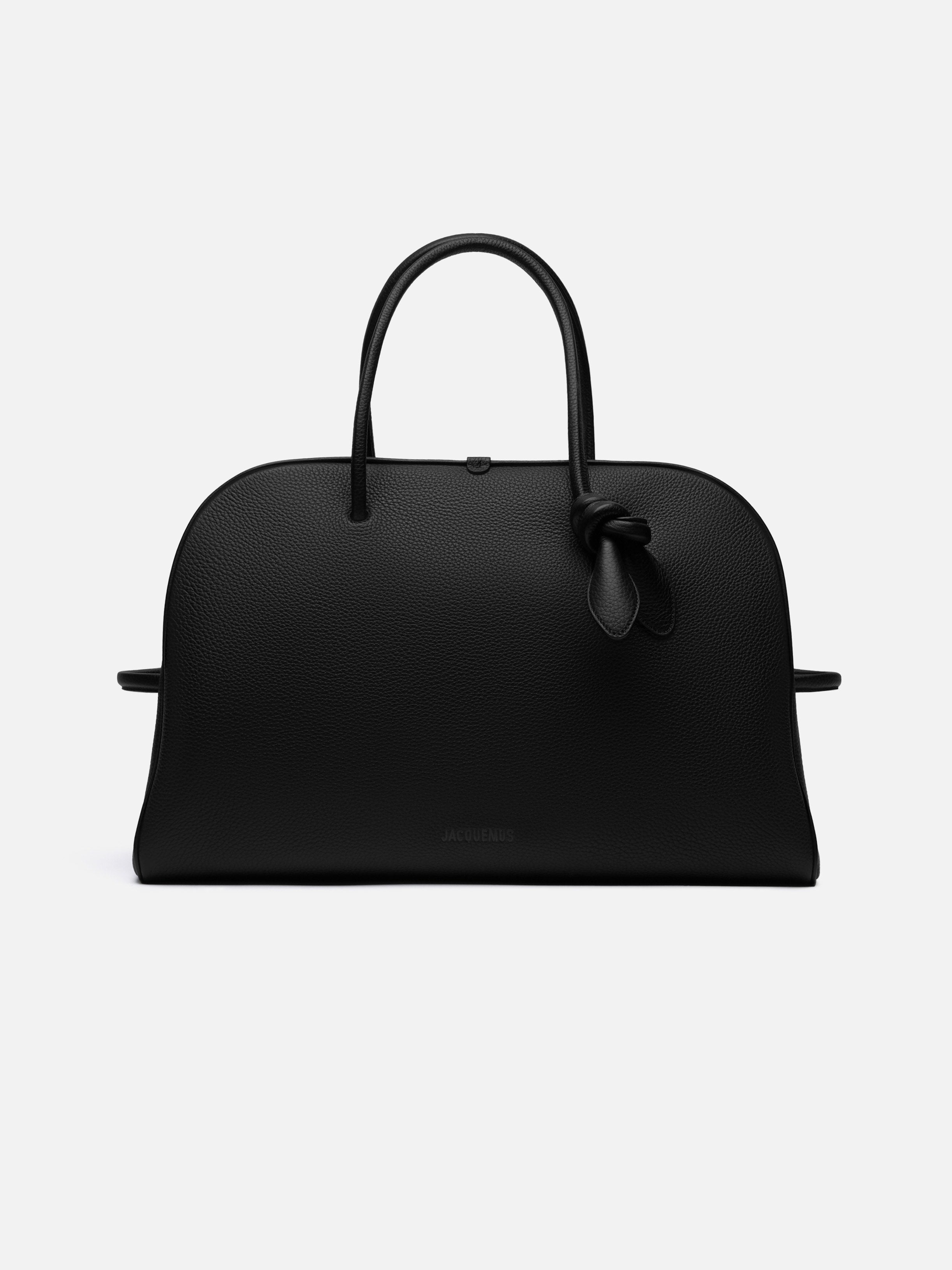 Jacquemus The Large Turismo Large Soft Bowling Bag Black
