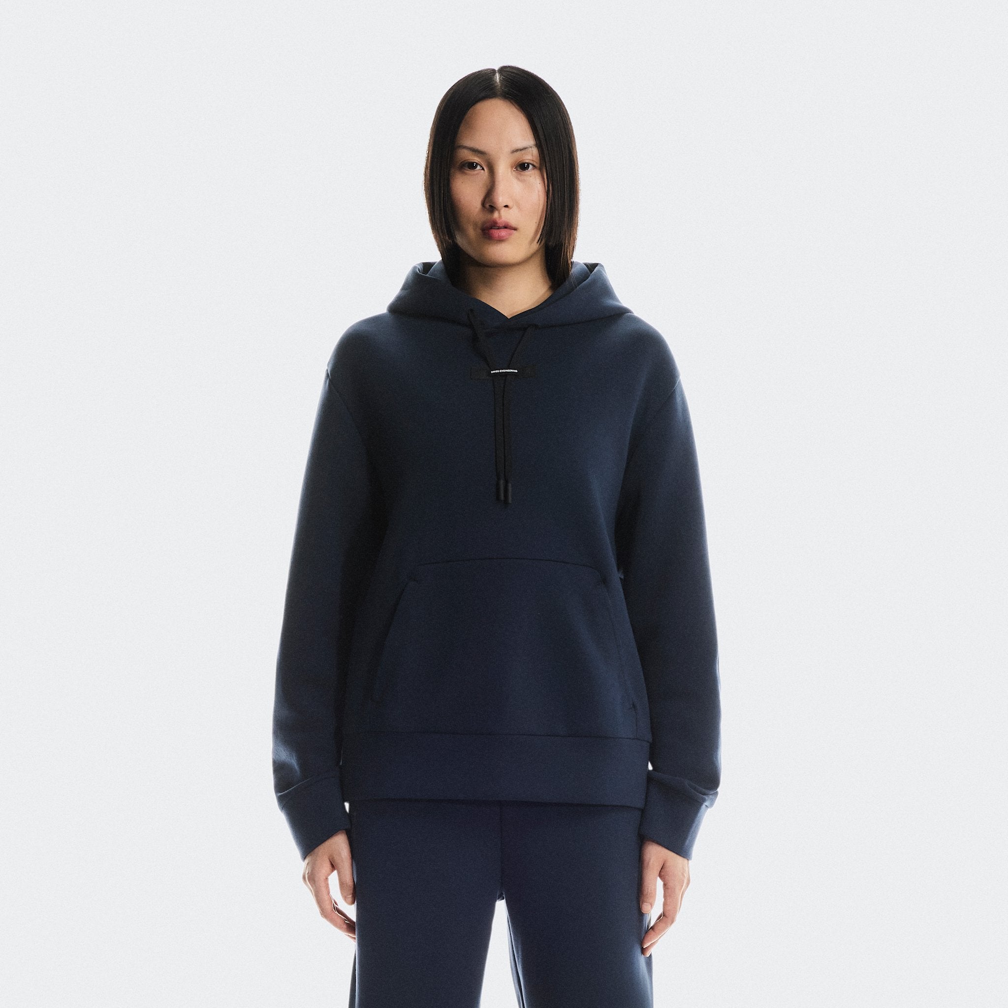On Focus Tech Hoodie Navy