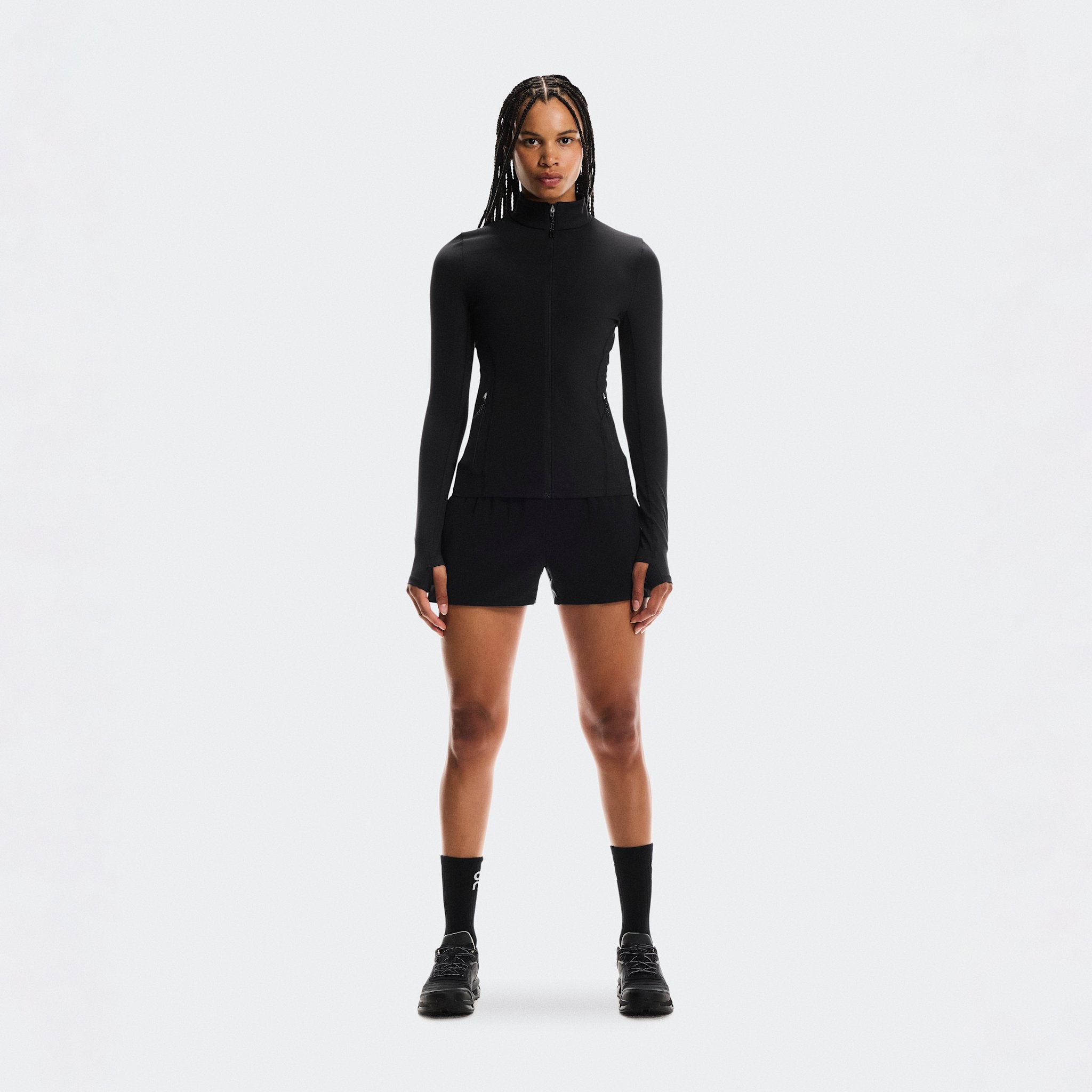 On Mesh Shorts Black