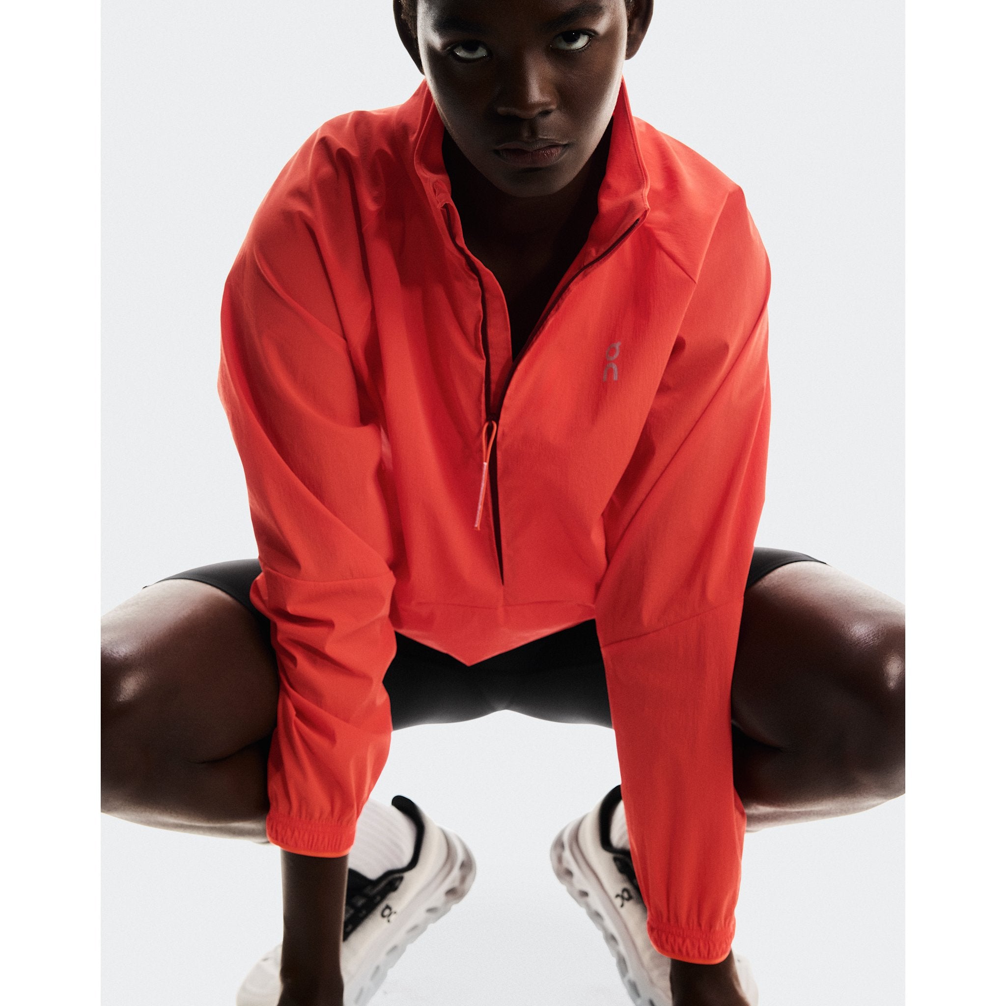 On All-Day 1/2 Zip Jacket Coral