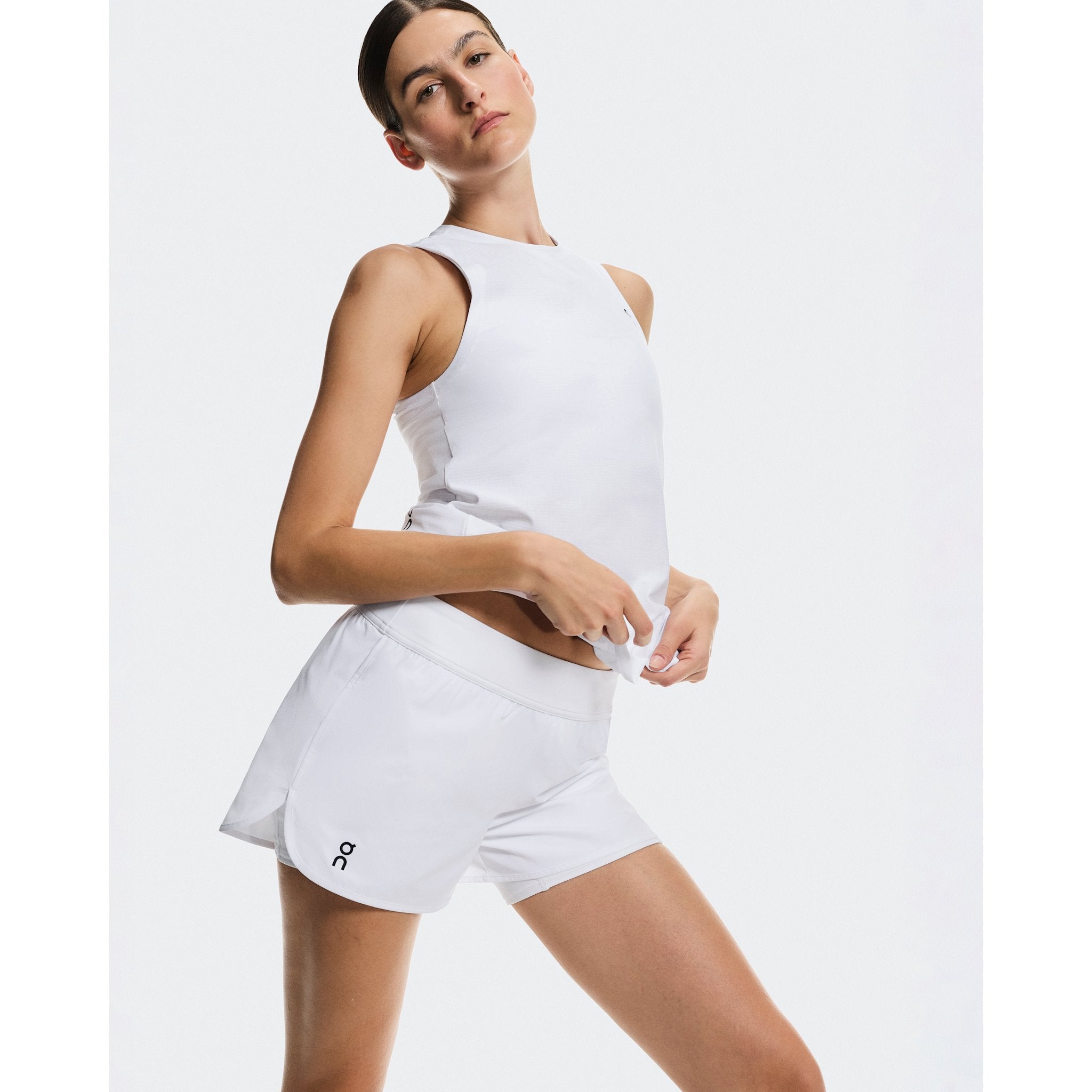 On 3" Court Shorts 2-in-1 White